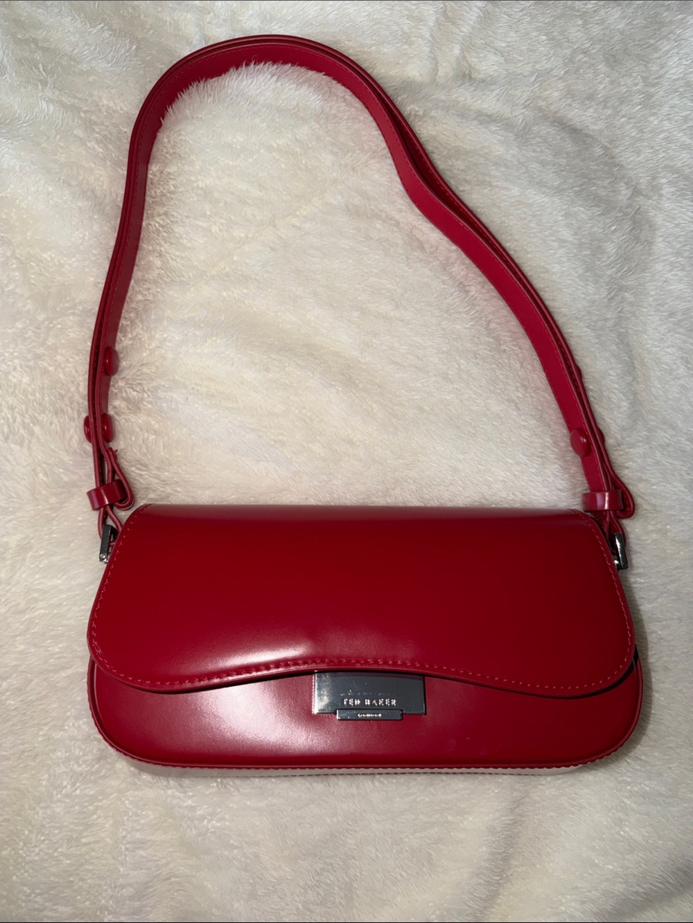 Red Shoulder Bag by Ted Baker